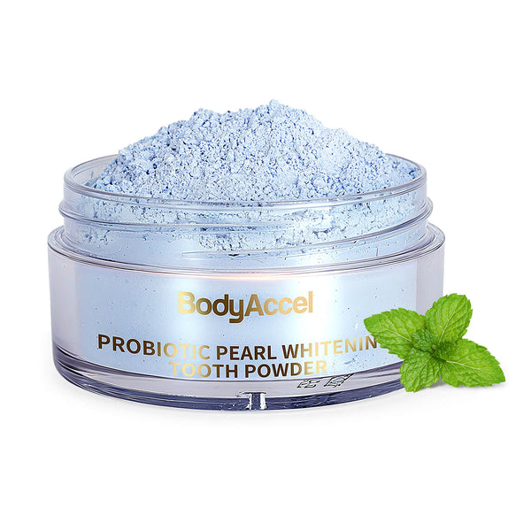 BodyAccel Probiotic Pearl Whitening Tooth Powder