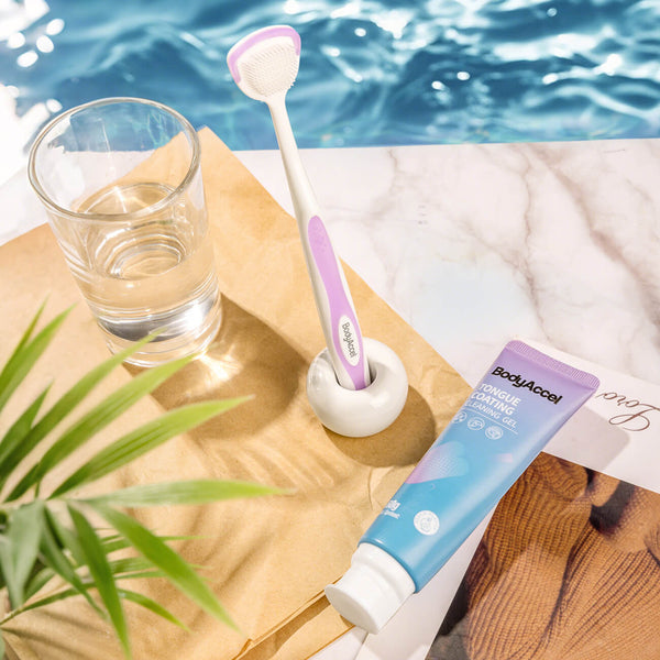BodyAccel Tongue Cleaner Gel with Tongue Brush