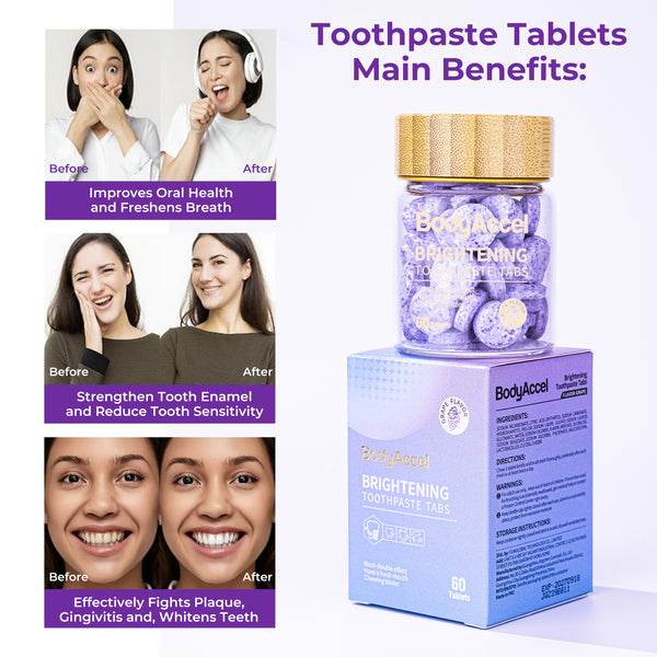 BodyAccel Brightening Toothpaste Tablet