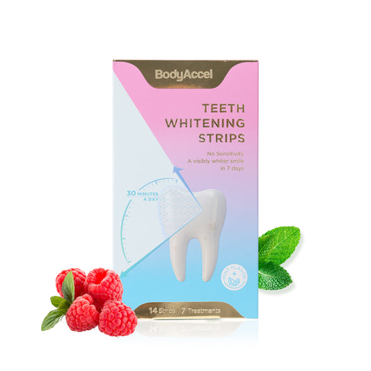 🔥🔥BodyAccel Teeth Whitening Strips, 7/14 Day Treatments