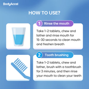 BodyAccel Brightening Toothpaste Tablet