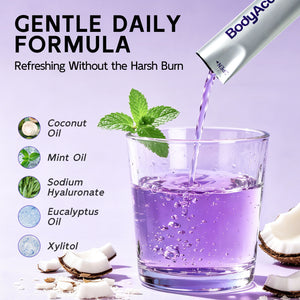 BodyAccel Purple Mouthwash - Teeth Whitening, Color Correcting Whitening Mouthwash