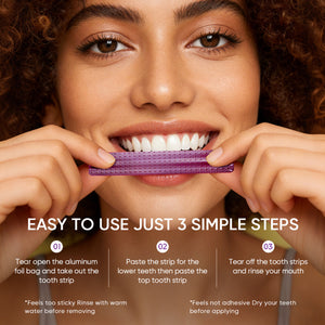 EASYES Purple Teeth Whitening Strips