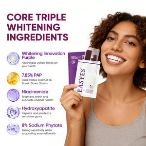 EASYES Purple Teeth Whitening Strips